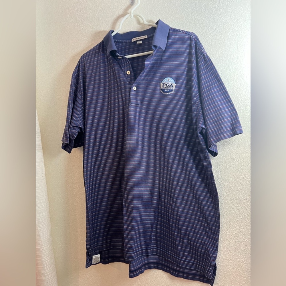 Peter Millar Summer Comfort Oakhill Country Club PGA 2013 Golf Polo Shirt L